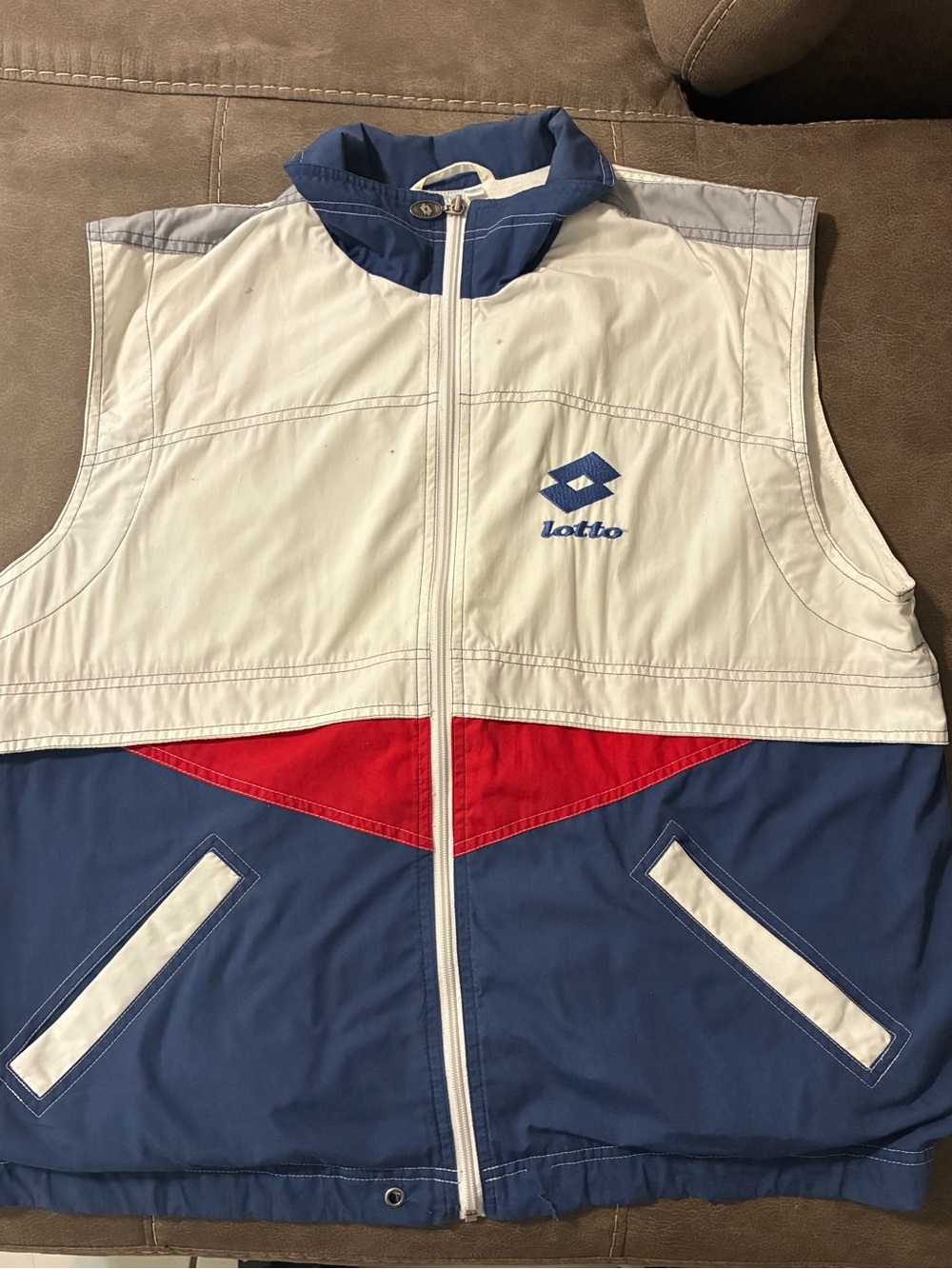 Vintage 90's Lotto Boris Becker Tennis Train Vest Jacket Sport Mens M